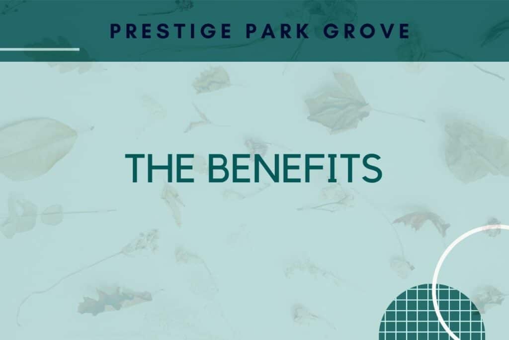 Prestige Park Grove The benefits