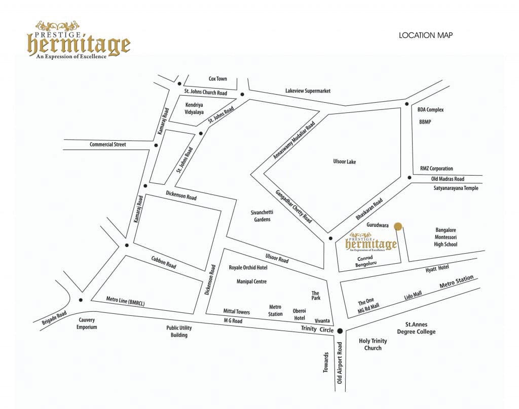 Prestige Hermitage - Location